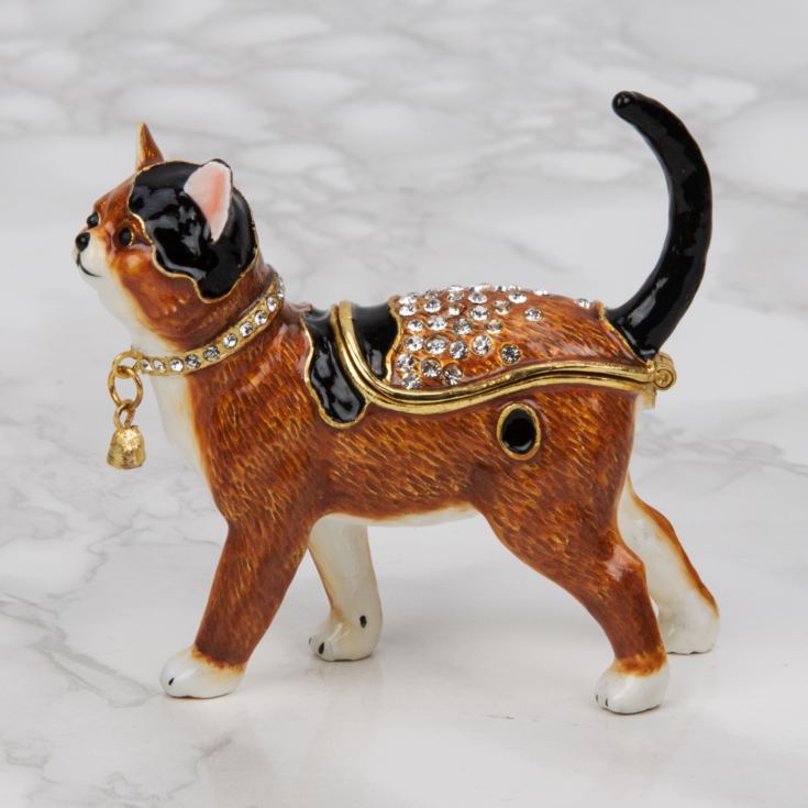 Treasured Trinkets - Brown and Black Cat Standing product image