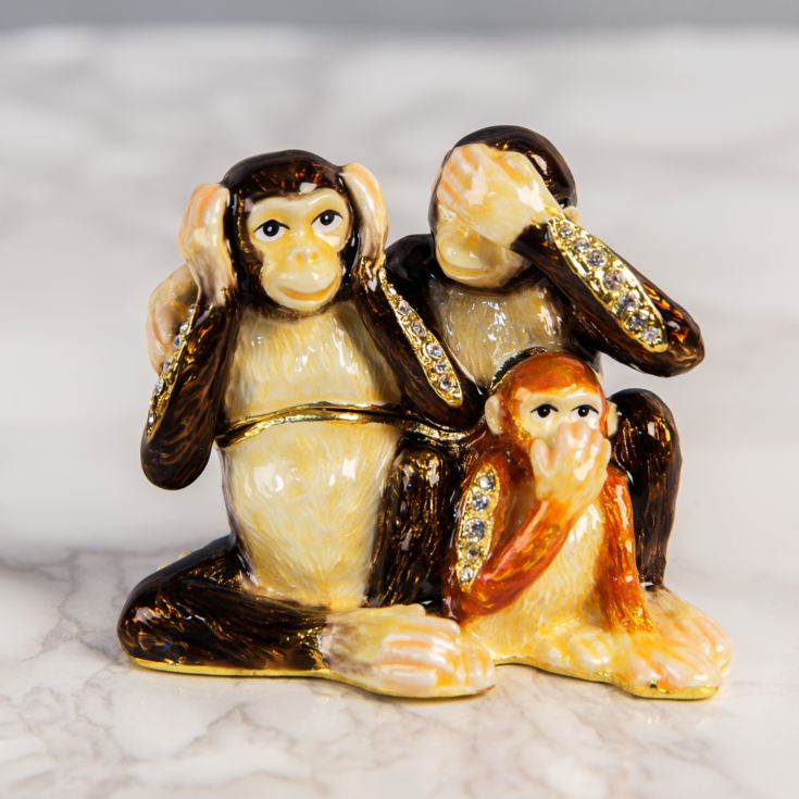 Treasured Trinkets - Monkey See/Hear/Speak No Evil product image