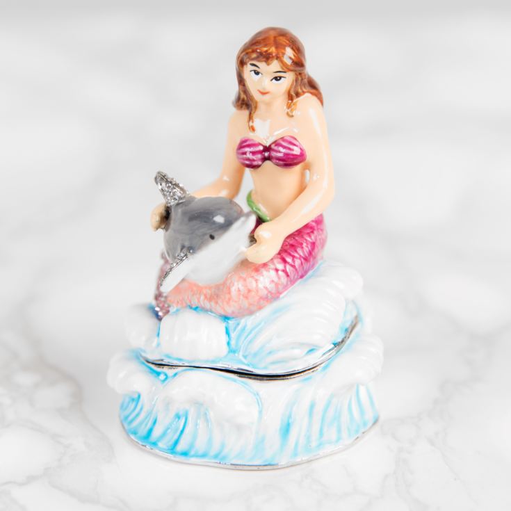 Treasured Trinkets - Mermaid & Dolphin Jewellery Box product image