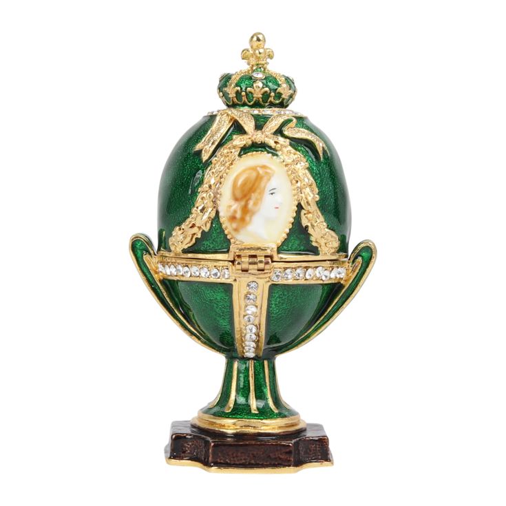 Treasured Trinkets - Green Faberge Style Egg product image