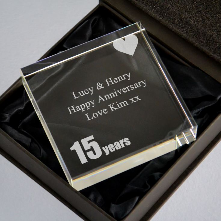 15th (Crystal) Anniversary Keepsake product image