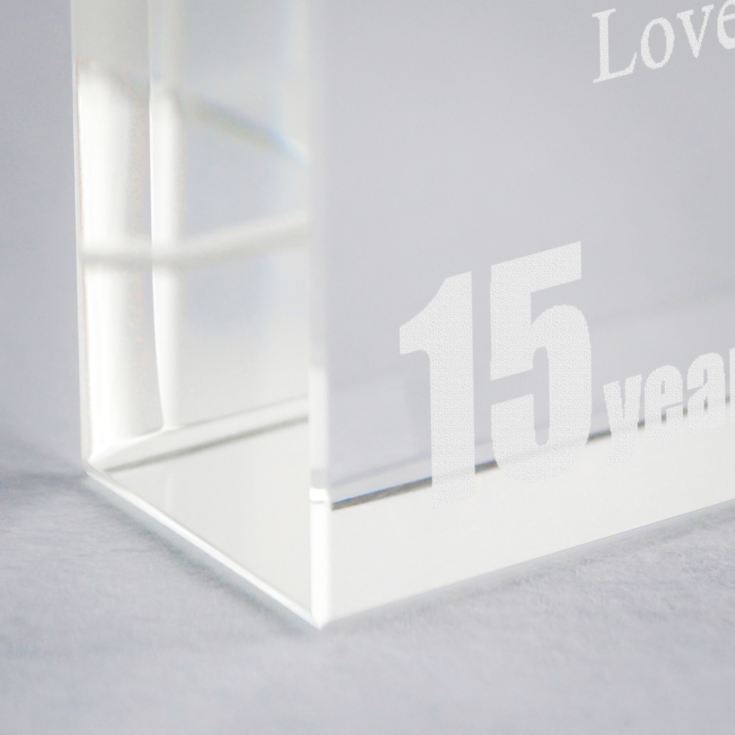 15th (Crystal) Anniversary Keepsake product image
