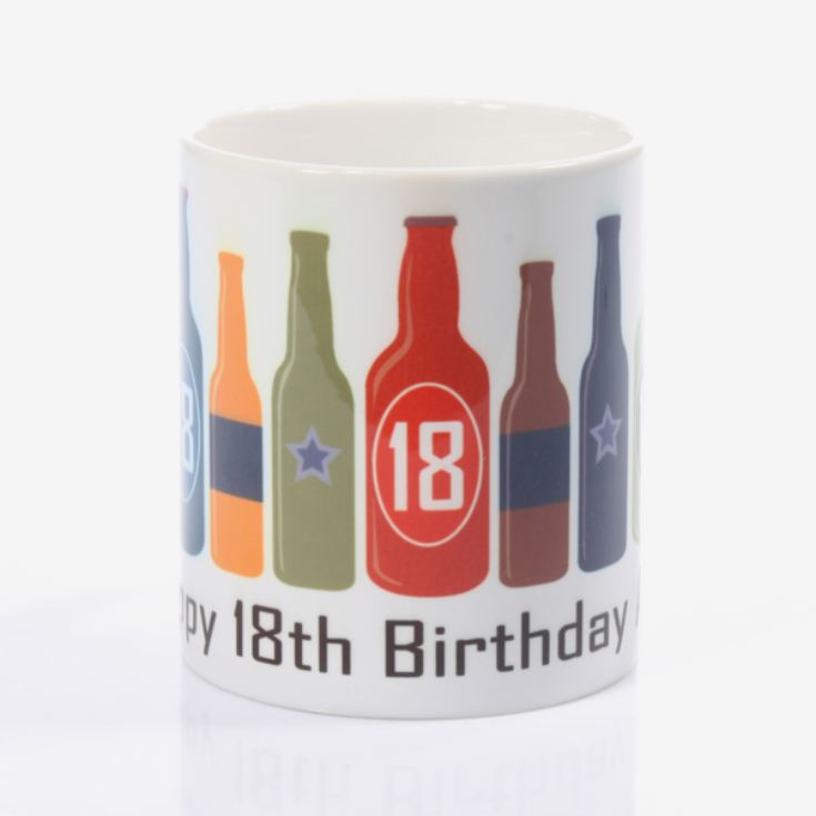 Personalised 18th Birthday Beer Bottles Mug product image