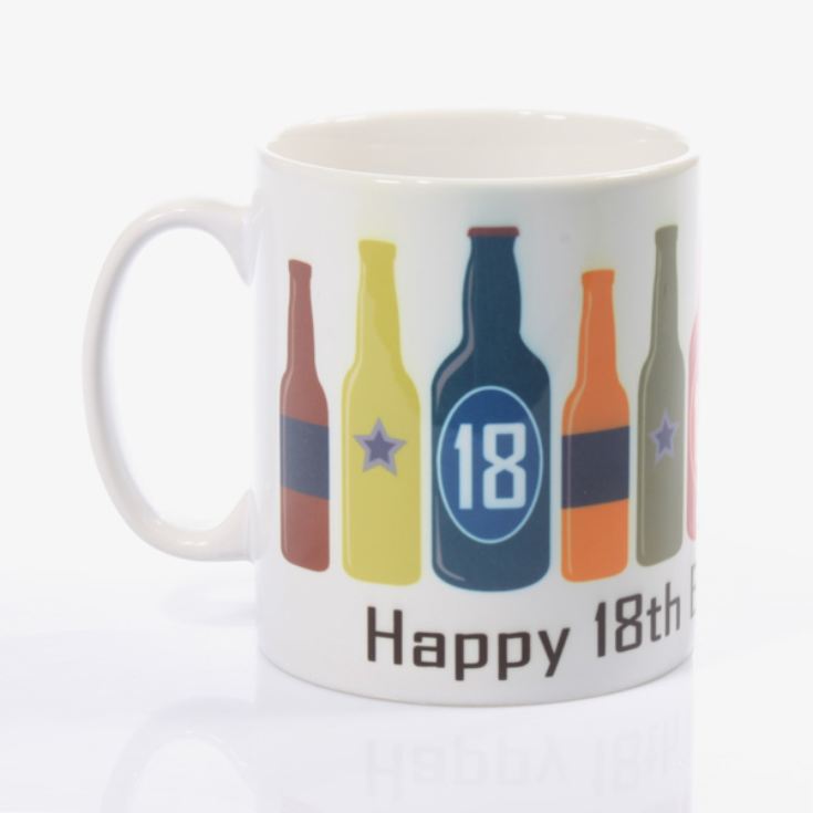 Personalised 18th Birthday Beer Bottles Mug product image