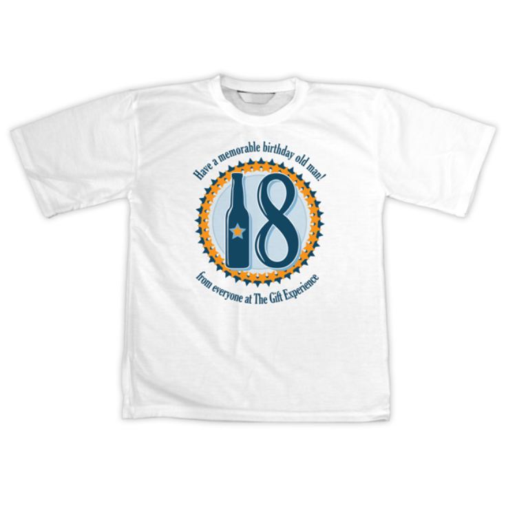 18th Birthday Personalised T-Shirt product image