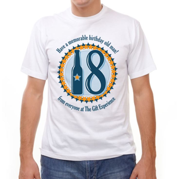 18th Birthday Personalised T-Shirt product image