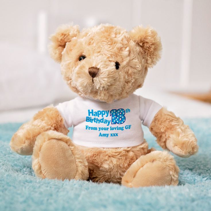 18th Birthday Personalised Honey Bear product image