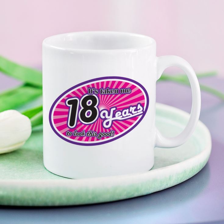 18 Years Personalised Birthday Mug product image