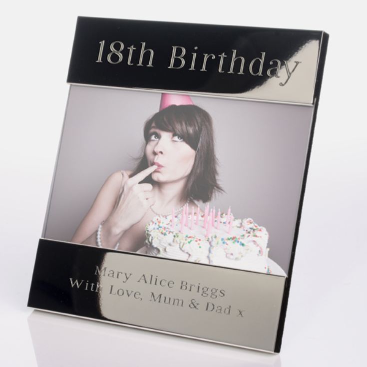 Engraved 18th Birthday Photo Frame product image