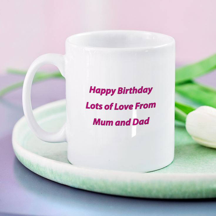 Established in... Personalised 18th Birthday Mug Pink product image