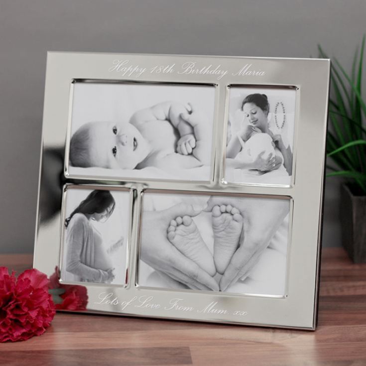 18th Birthday Engraved Collage Photo Frame product image