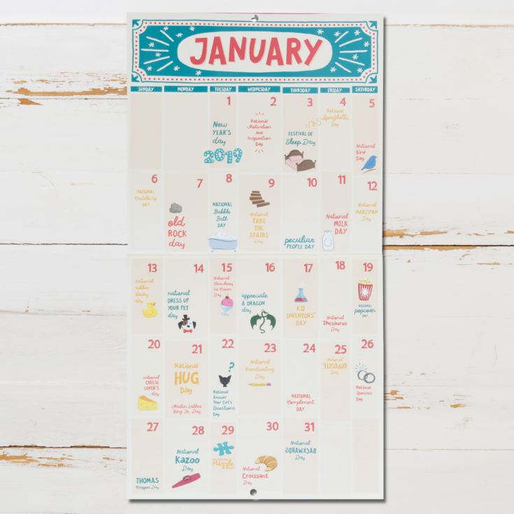 'Studio Oh!' 2019 Celebrate Everyday Album Calendar The Gift Experience