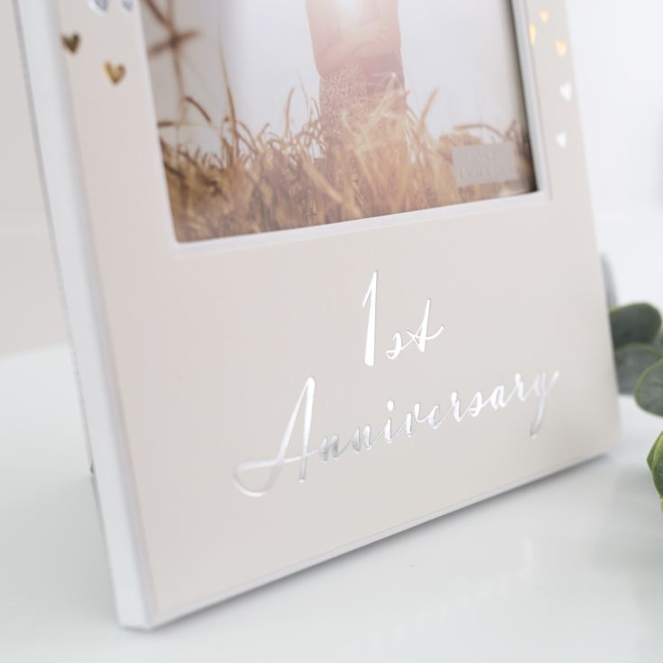 Amore Little Hearts First Anniversary Photo Frame The Gift Experience