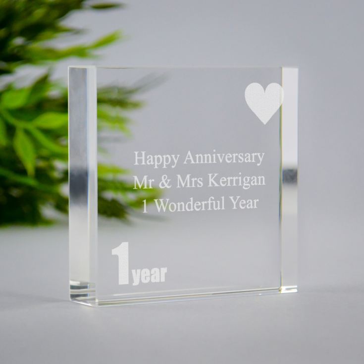 1st (Paper) Anniversary Keepsake product image