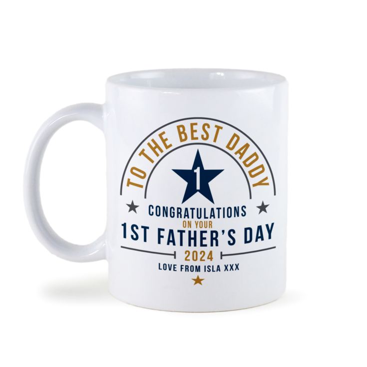 Personalised 1st Father's Day Mug product image