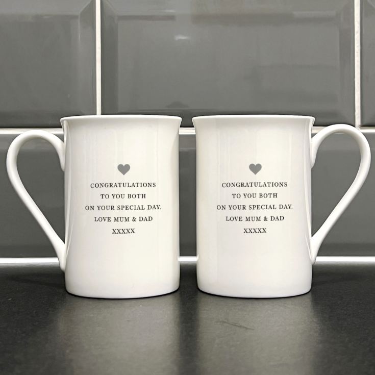 Personalised 20th Anniversary Bone China Mugs product image