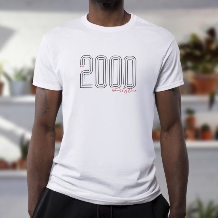 Personalised Established In 21st Birthday T-Shirt product image