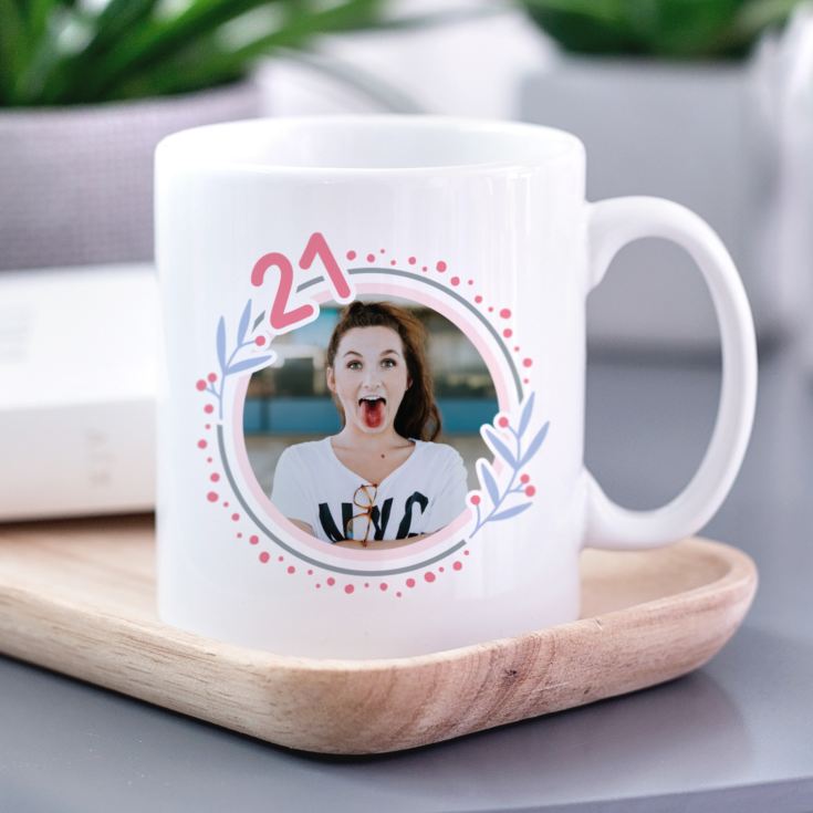 Personalised 21st Birthday Photo Upload Mug product image