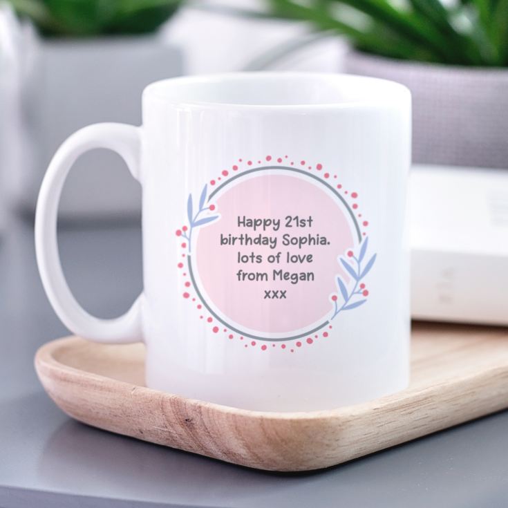 Personalised 21st Birthday Photo Upload Mug product image