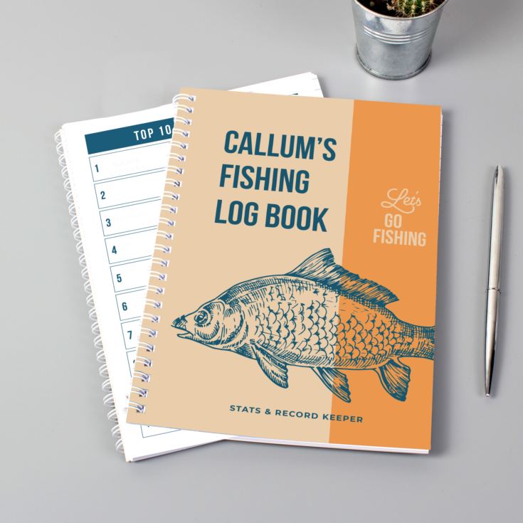 Personalised A5 Fishing Log Book product image
