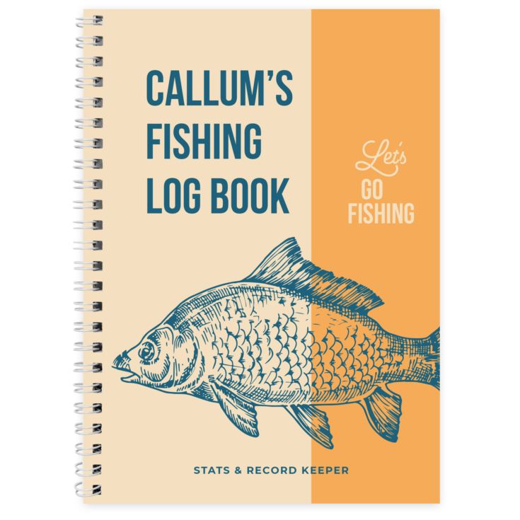 Personalised A5 Fishing Log Book product image