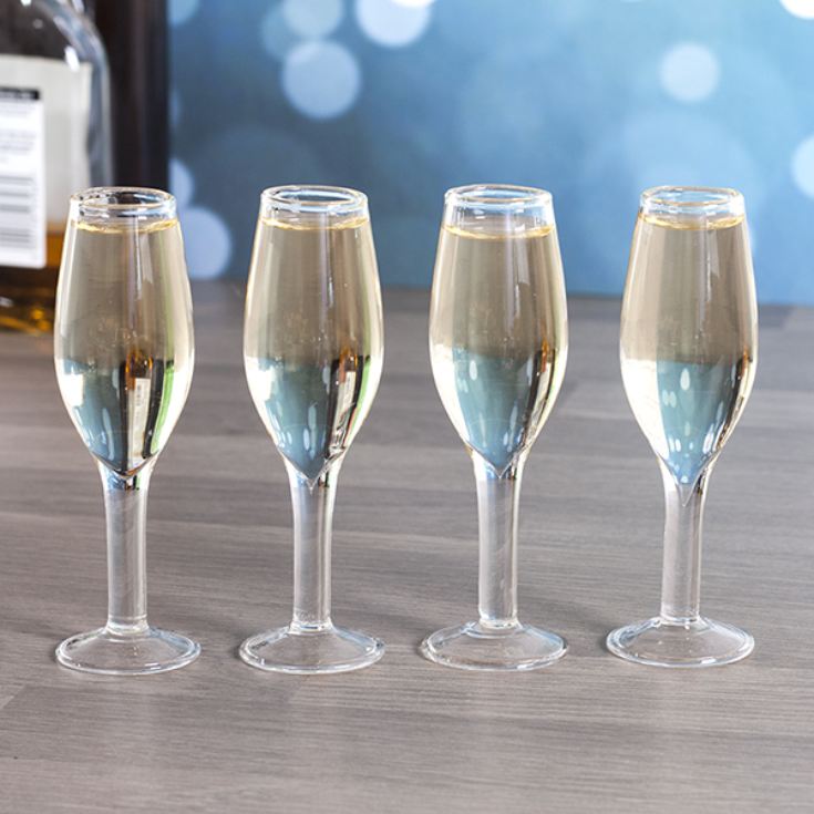 Shot Glass Mini Champagne Set of 4 The Gift Experience