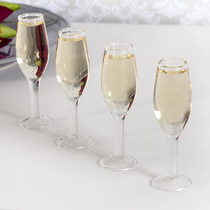 Shot Glass Mini Champagne Set of 4 The Gift Experience