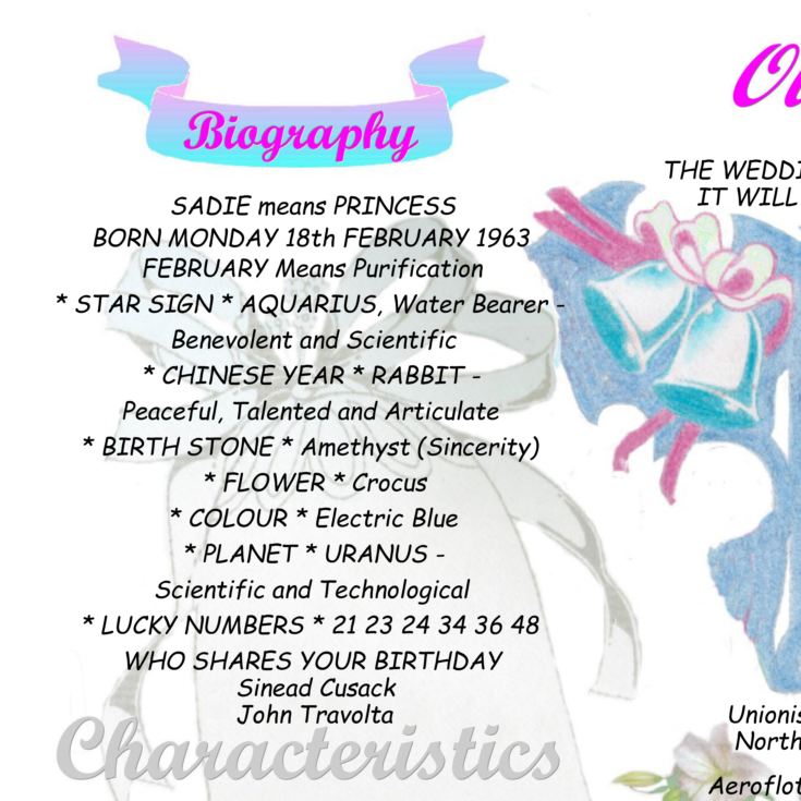 30th Anniversary (Pearl) Wedding Day Chart Framed Print product image