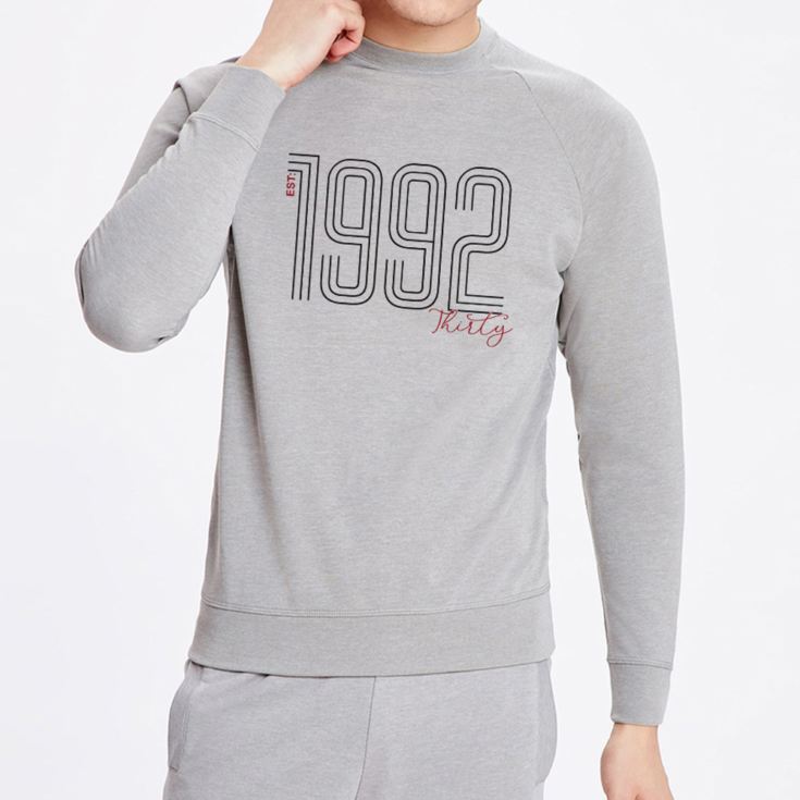 Personalised Established 30th Birthday Sweatshirt product image