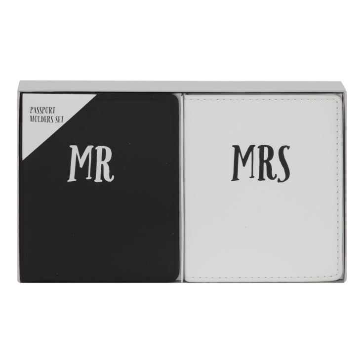 Faux Leather Just Married Passport Holders - Mr & Mrs product image