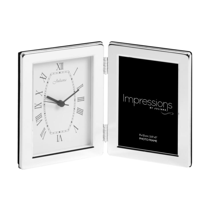 S/Plated Clock Plain Frame 3"x 5" product image