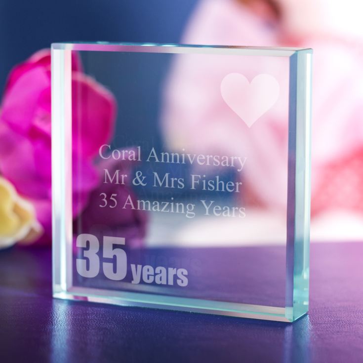 35th (Coral) Anniversary Keepsake The Gift Experience