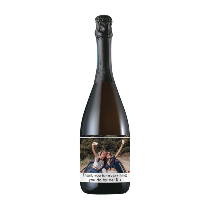 Personalised Photo Upload Bottle Of Prosecco product image