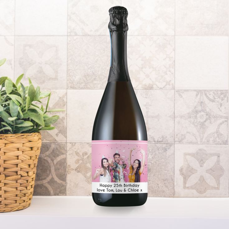 Personalised Photo Upload Bottle Of Prosecco product image