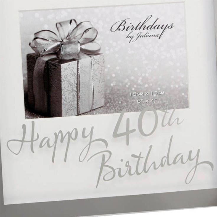 Happy 40th Birthday Photo Frame product image