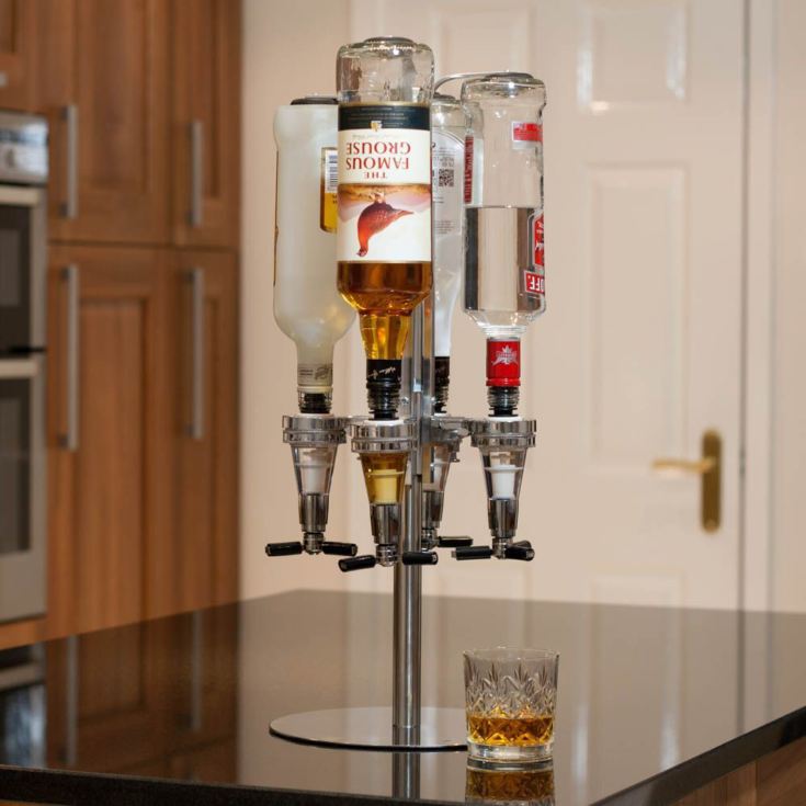 Four Bottle Bar Optic Drinks Dispenser product image