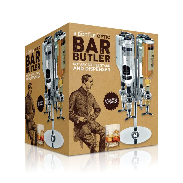 Four Bottle Bar Optic Drinks Dispenser product image