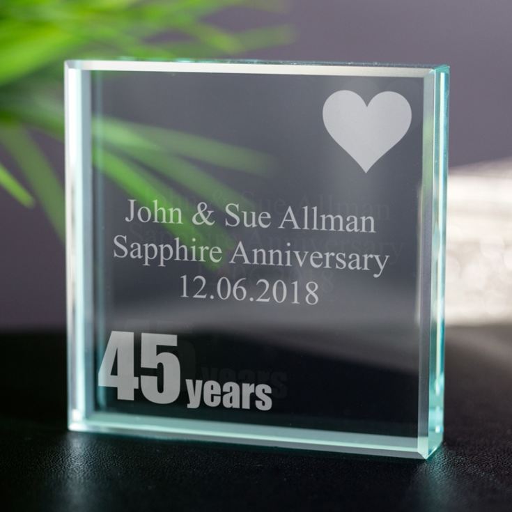 45th (Sapphire) Anniversary Keepsake product image