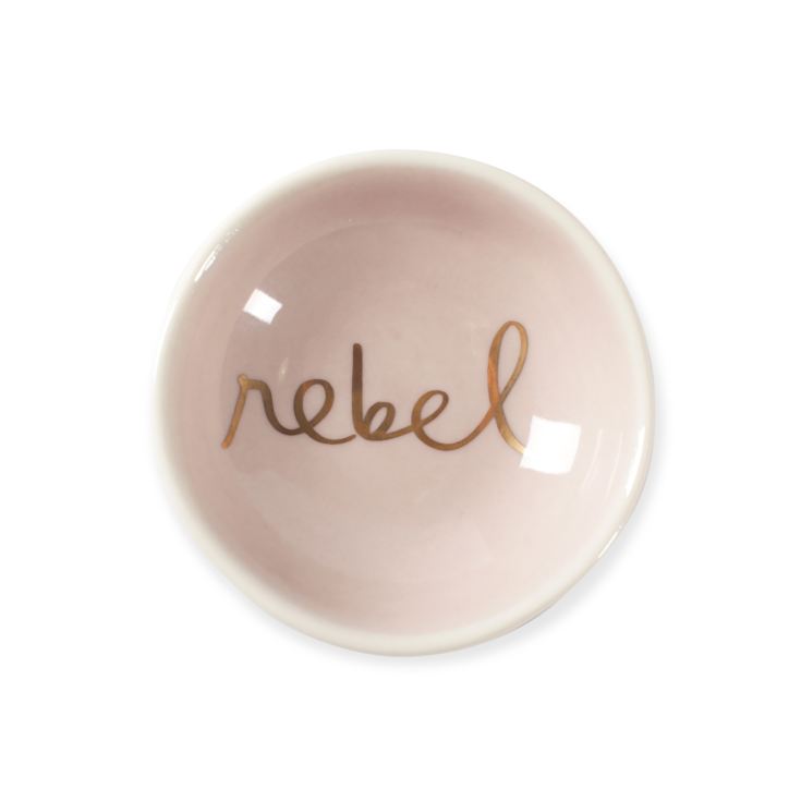 FRINGE STUDIO REBEL ROUND TRAY WITH GOLD FOIL product image