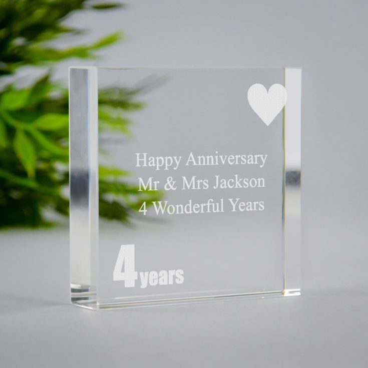 4th (Linen) Anniversary Keepsake product image