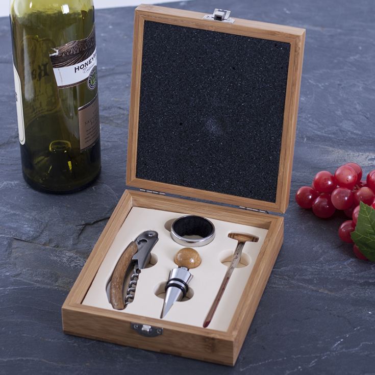 Personalised Wine Bar Set The Gift Experience