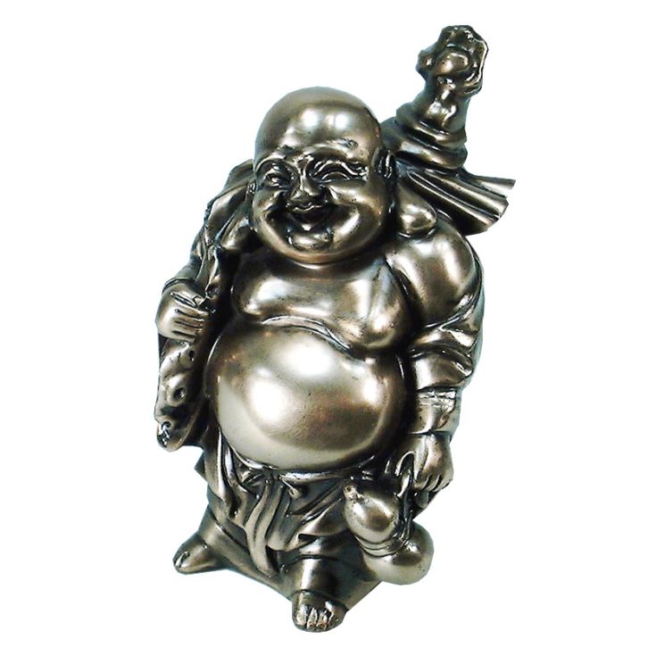 Juliana Gifts Polished Bronze Buddha Figurine - Standing product image