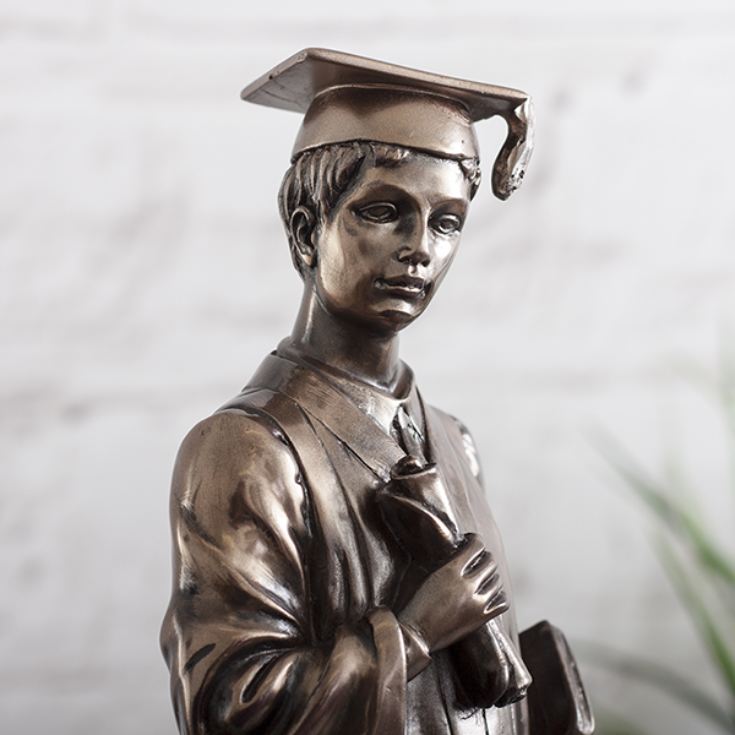 Male Bronze Graduation Figurine product image