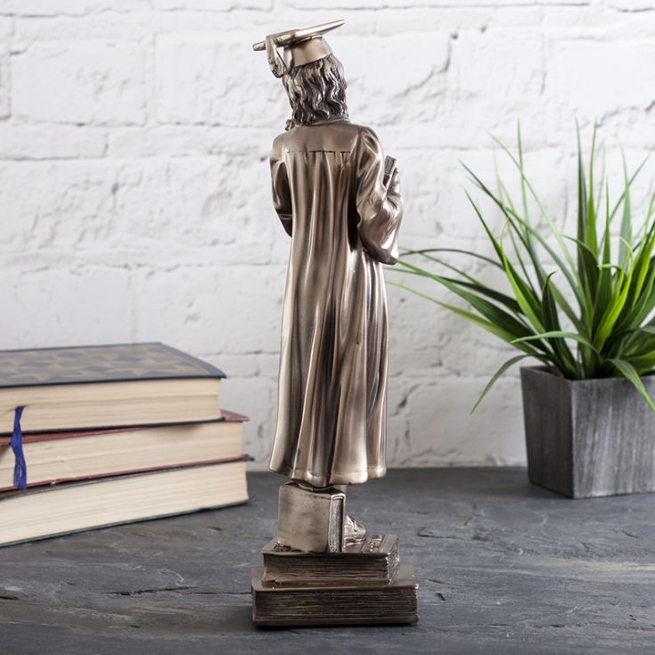 Female Bronze Graduation Figurine product image