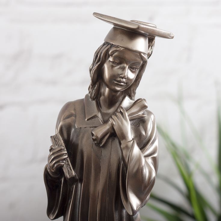 Female Bronze Graduation Figurine product image