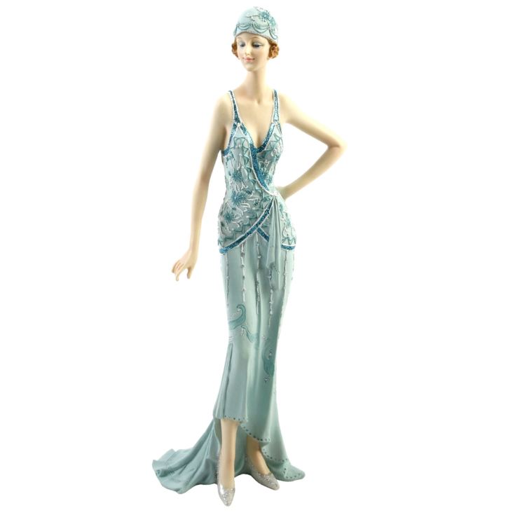Broadway Belles - Lady in Teal Dress with Hand on Hip product image