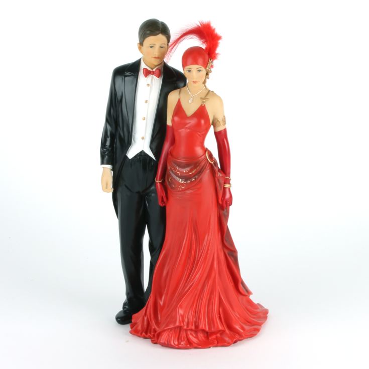 Charleston Resin Lady & Gentleman Figurine - Charles & Rose product image