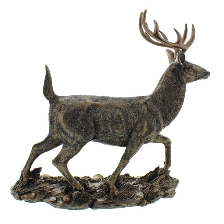 Bronze Finish Resin Figurine Stag product image