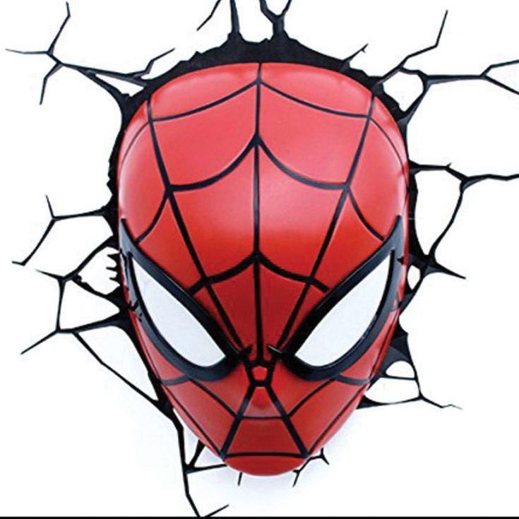 Spiderman Face 3D Deco Light product image