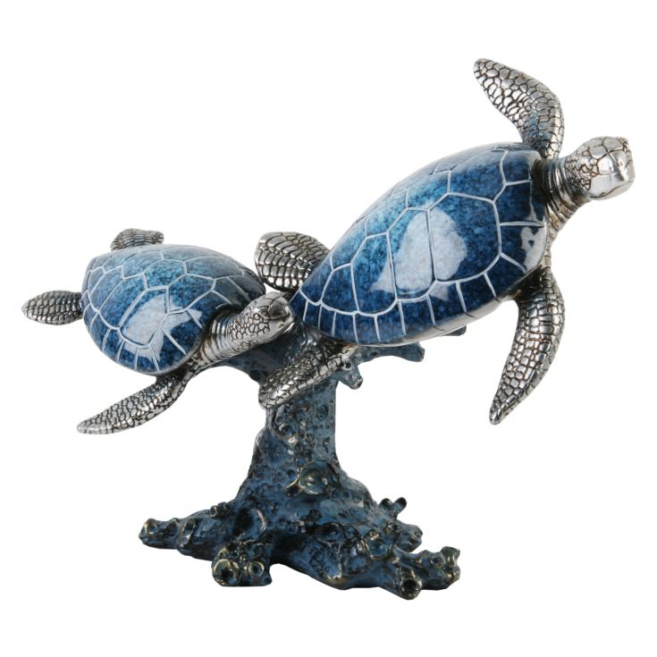 Naturecraft Polished Stone Effect - 2 Turtles Swimming product image